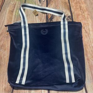 VS PINK blue suede tote bag NWT